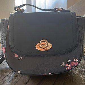 LC Lauren Conrad Macaron Floral Saddle Bag New